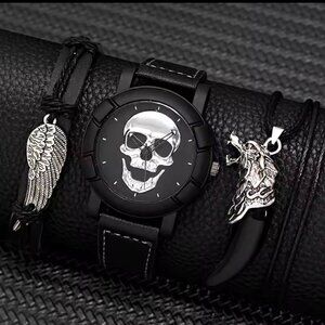 Fashion Skull Watches Sets